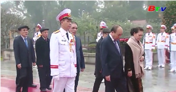 Lãnh đạo Đảng, Nhà nước viếng lăng Chủ tịch Hồ Chí Minh