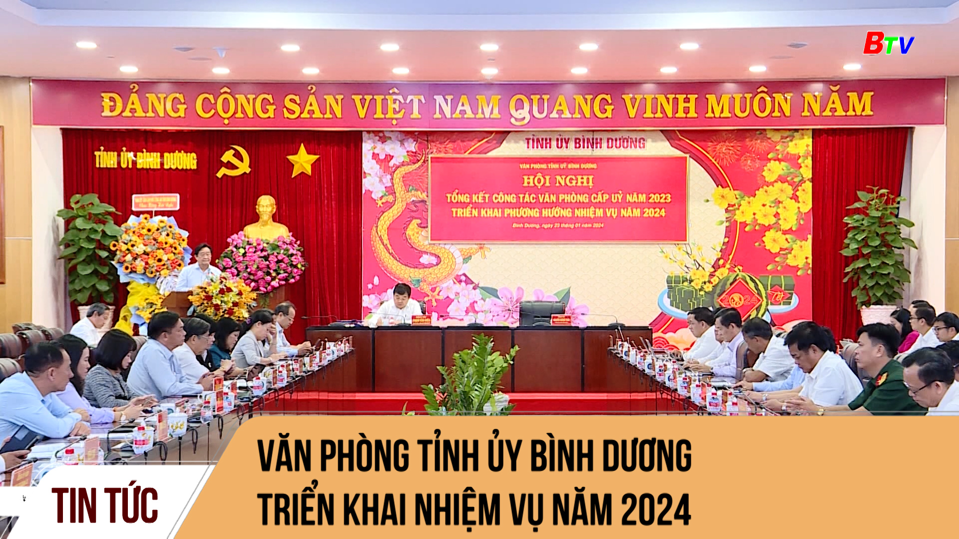 Văn phòng Tỉnh ủy Bình Dương triển khai nhiệm vụ năm 2024