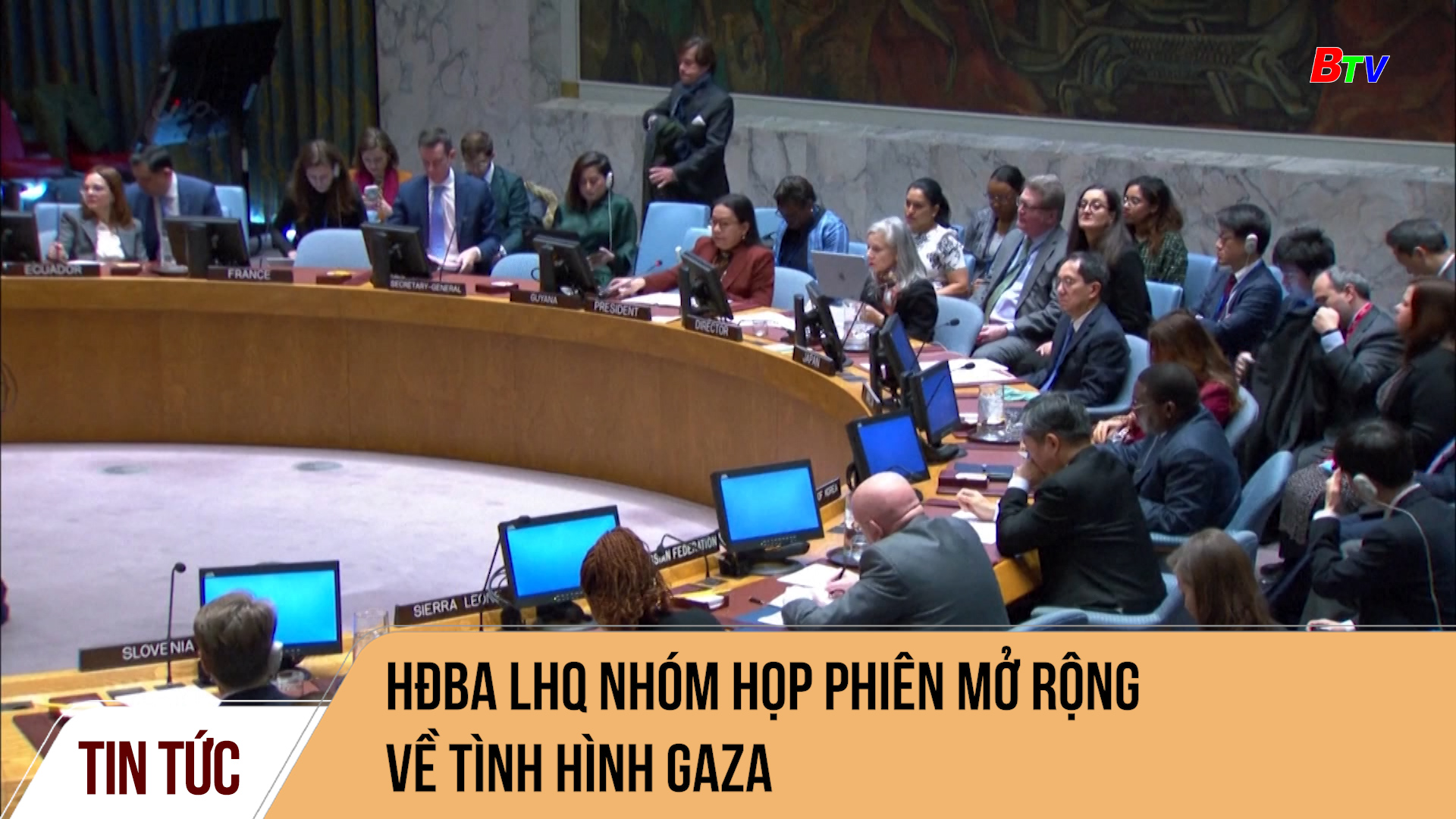 HĐBA LHQ nhóm họp phiên mở rộng về tình hình Gaza