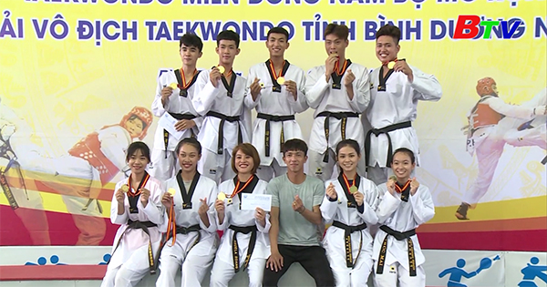 Kết thúc Giải vô địch Taekwondo miền Đông Nam bộ mở rộng
