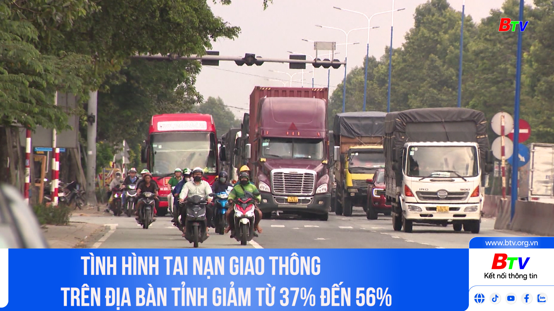 Tình hình tai nạn giao thông trên địa bàn Tỉnh giảm từ 37% đến 56%