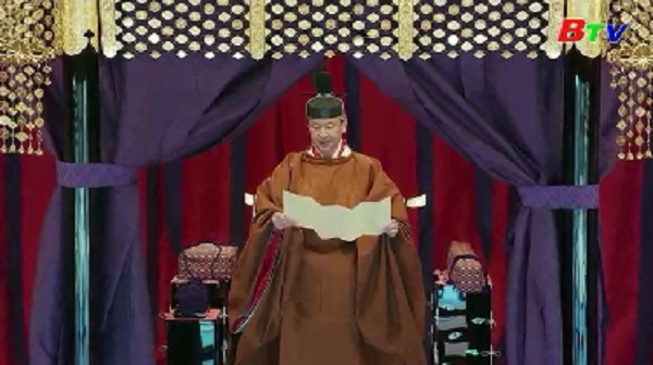 Nhật hoàng Naruhito tuyên bố đăng quang