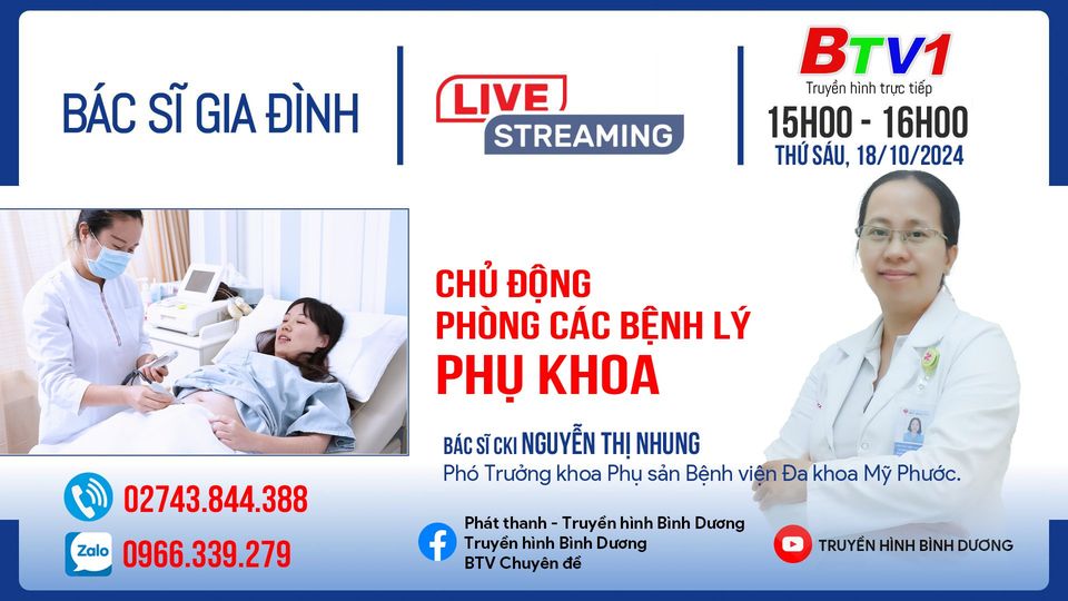 Chủ động phòng các bệnh lý phụ khoa | Bác sĩ gia đình