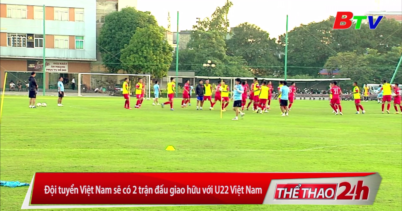Đội tuyển Việt Nam sẽ có 2 trận đấu giao hữu với U22 Việt Nam