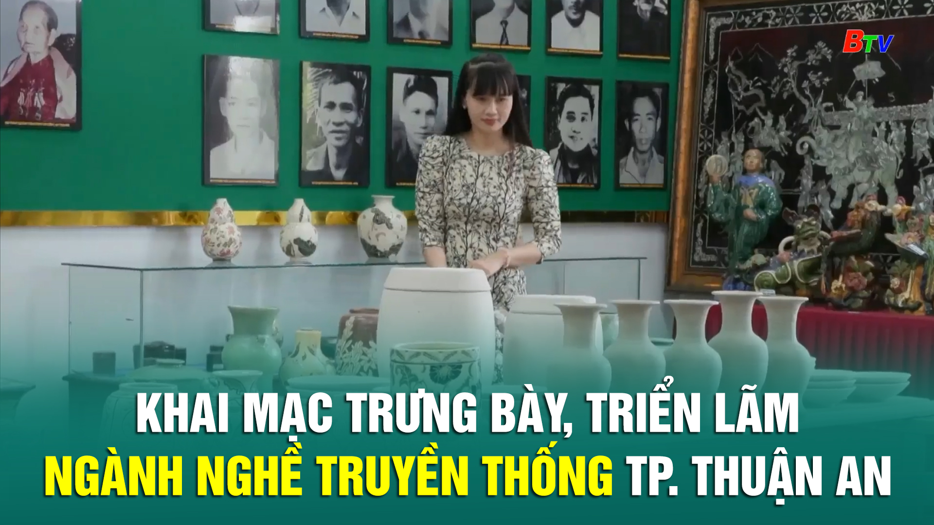 Khai mạc trưng bày, triển lãm ngành nghề truyền thống TP. Thuận An, tỉnh Bình Dương