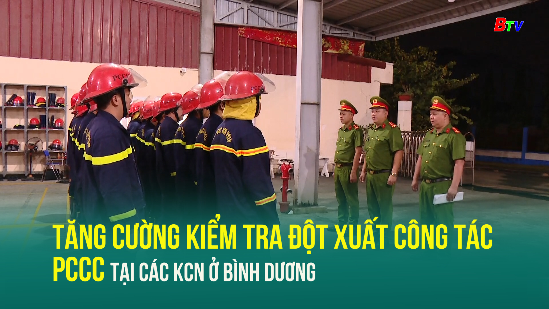 Tăng cường kiểm tra đột xuất công tác PCCC tại các KCN ở Bình Dương