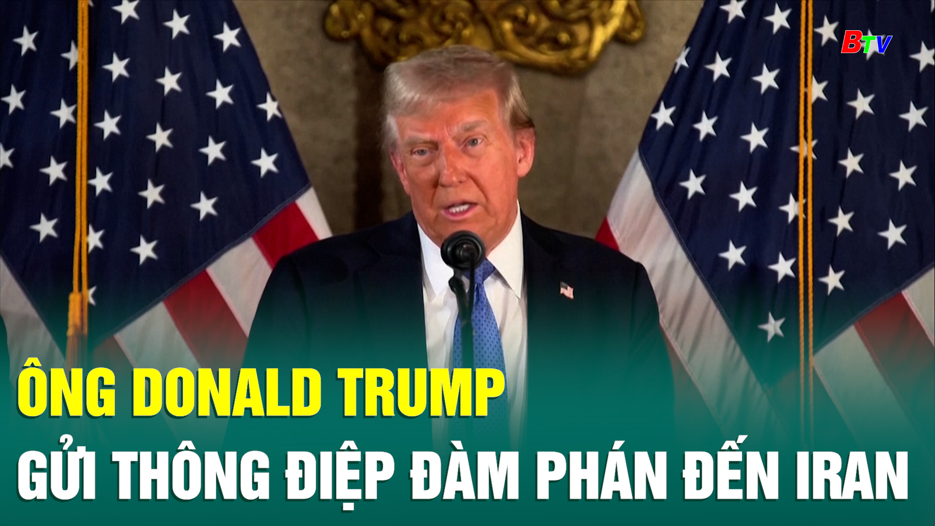 Ông Donald Trump gửi thông điệp đàm phán đến iran