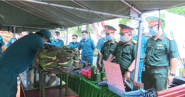 Lực lượng vũ trang Thuận An tập trung huấn luyện theo sát yêu cầu nhiệm vụ