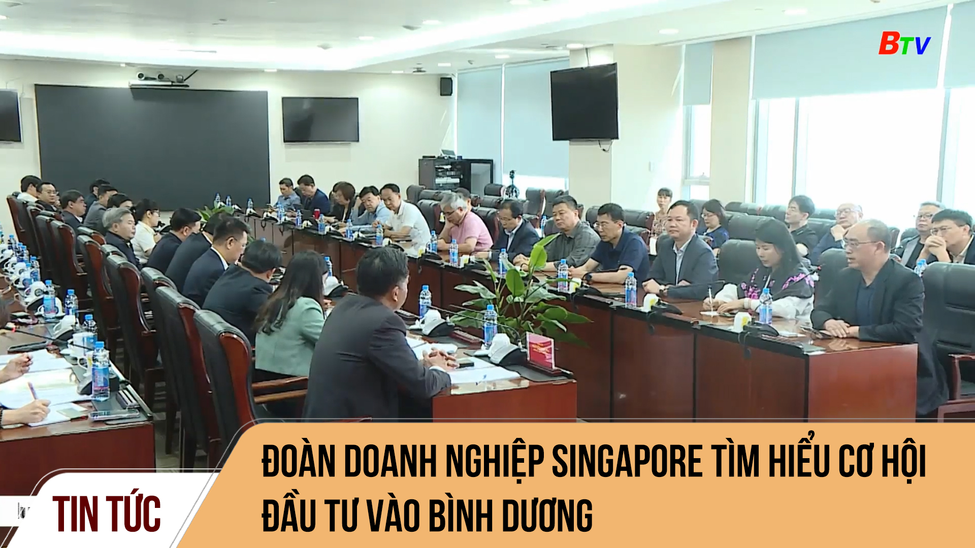 Đoàn doanh nghiệp Singapore tìm hiểu cơ hội đầu tư vào Bình Dương