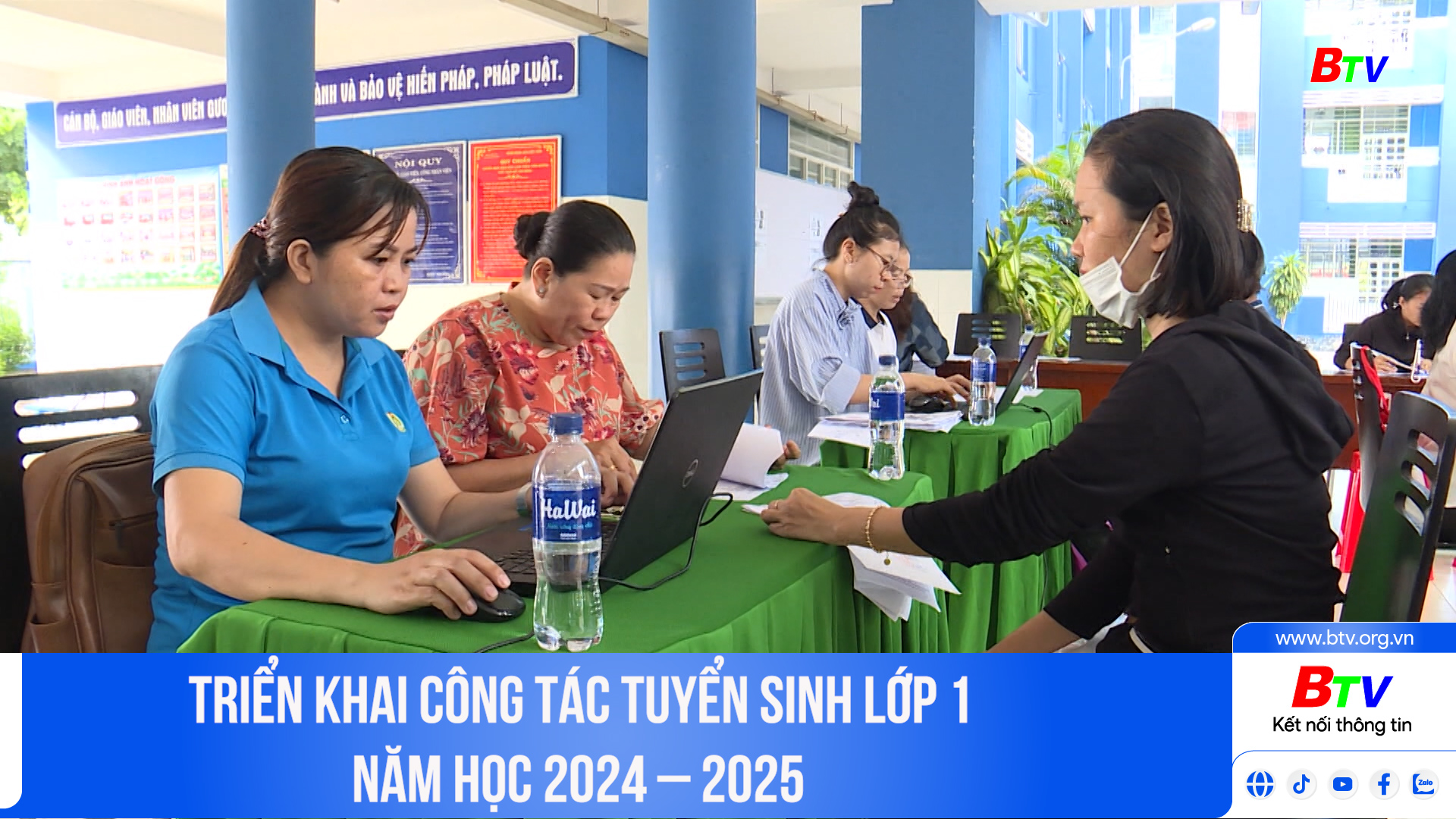 Triển khai công tác tuyển sinh lớp 1 năm học 2024 – 2025