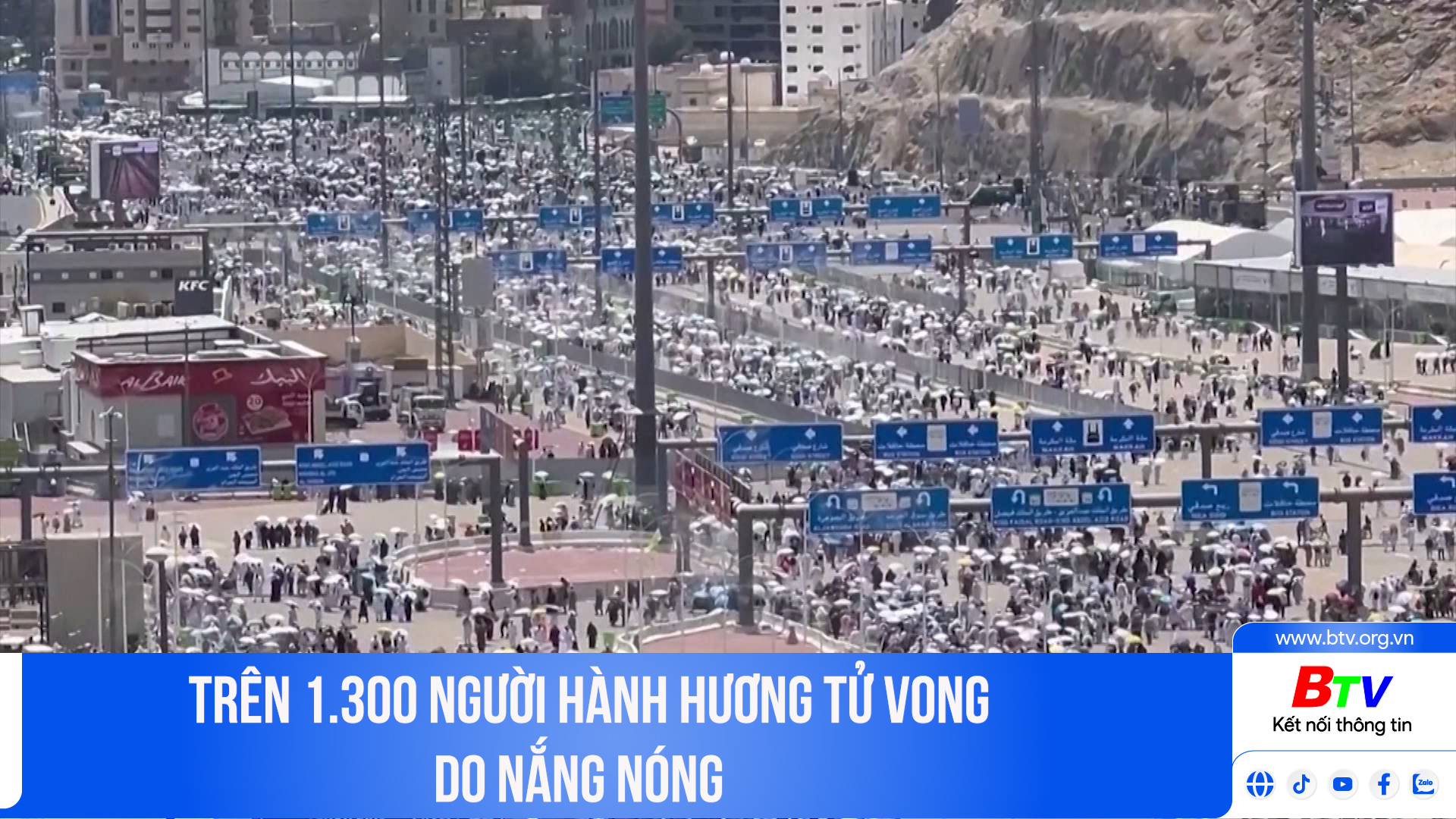 Trên 1.300 người hành hương tử vong do nắng nóng