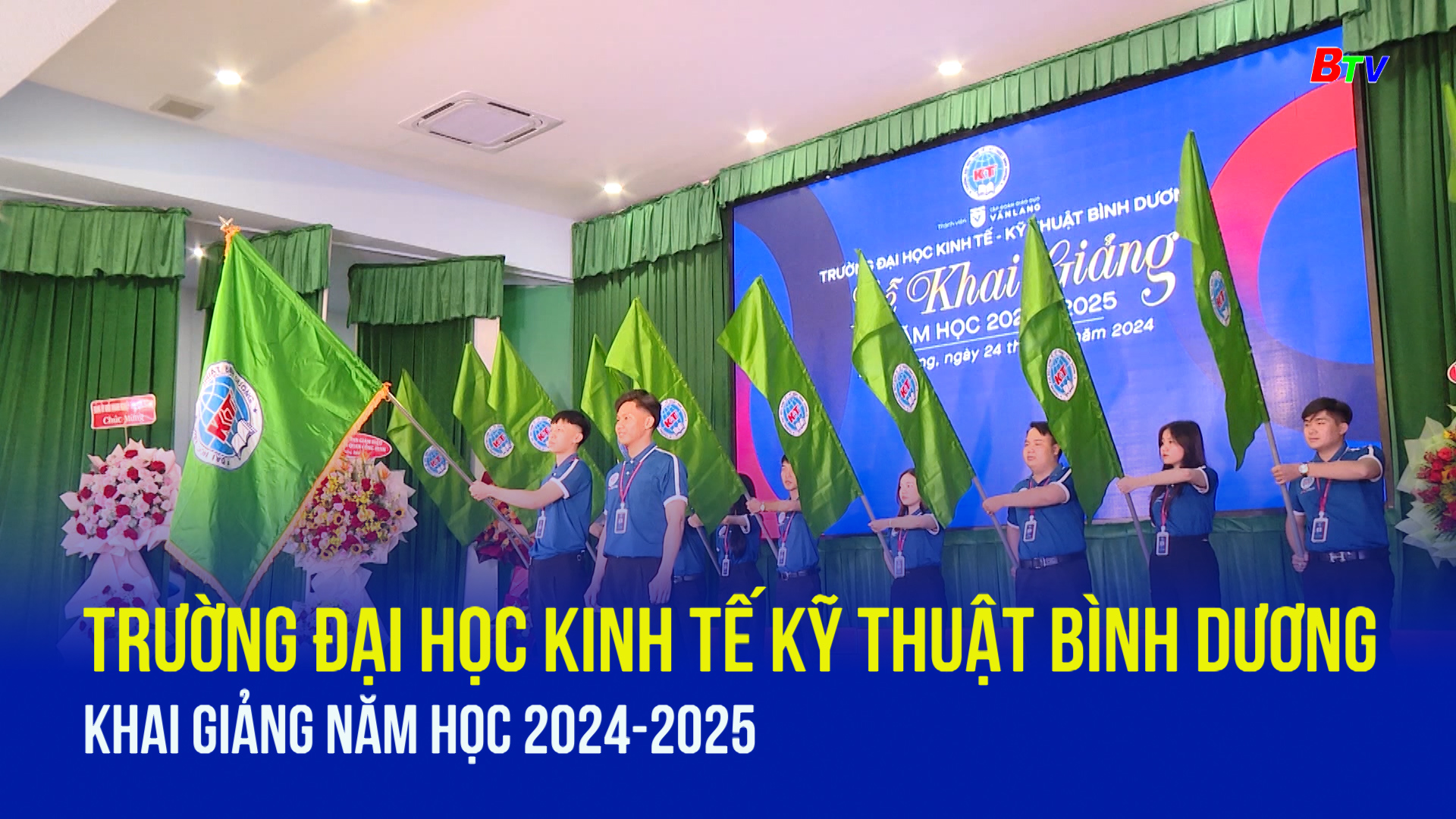 Trường Đại học Kinh tế Kỹ thuật Bình Dương khai giảng năm học 2024-2025