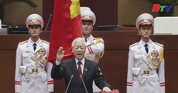 Đồng chí Nguyễn Phú Trọng tuyên thệ nhậm chức Chủ tịch nước nhiệm kỳ 2016-2021