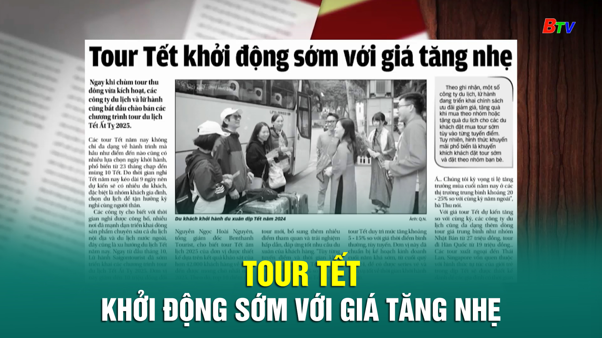 Tour Tết khởi động sớm với giá tăng nhẹ