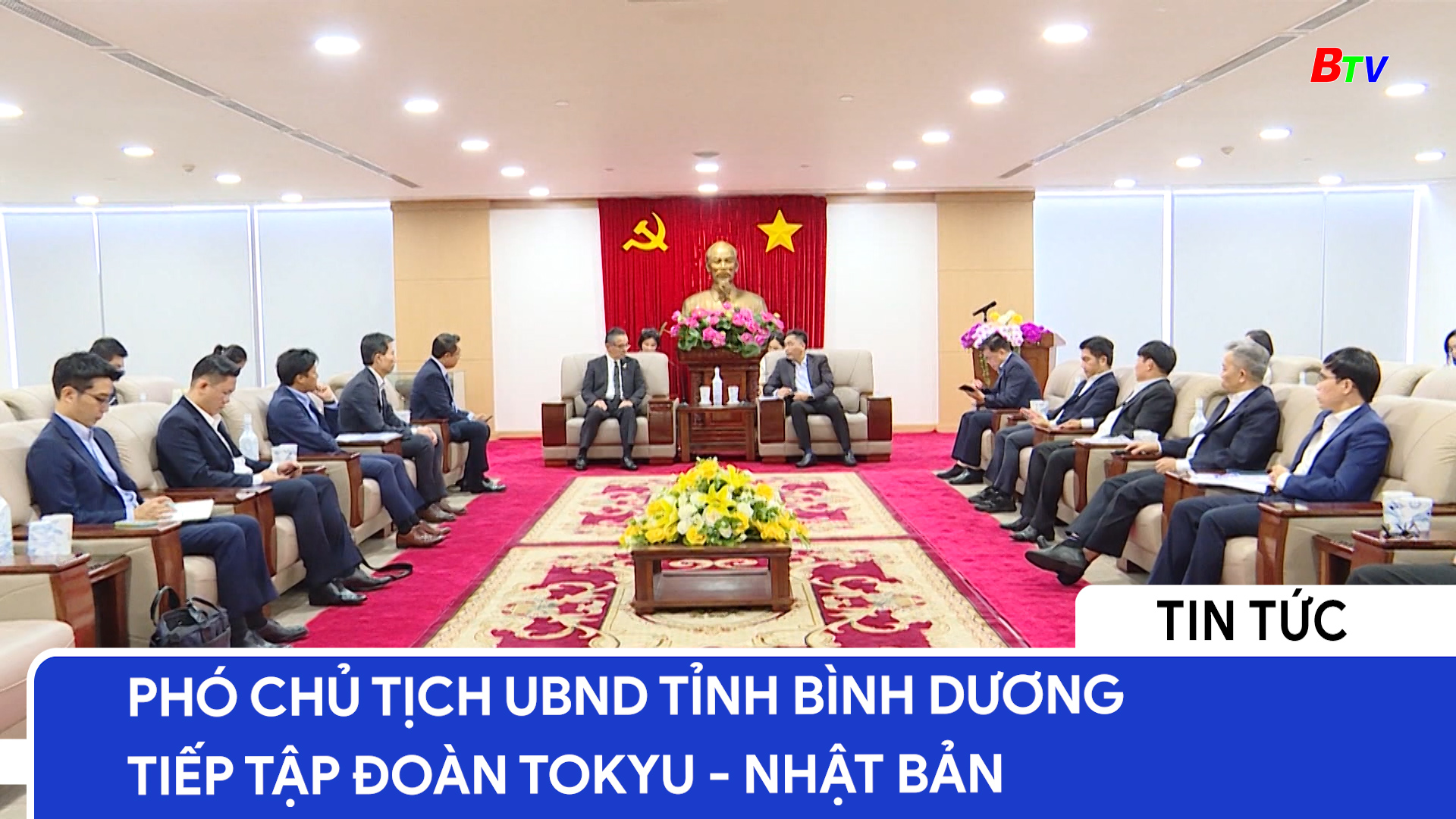 Phó chủ tịch UBND tỉnh Bình Dương tiếp tập đoàn Tokyu - Nhật Bản