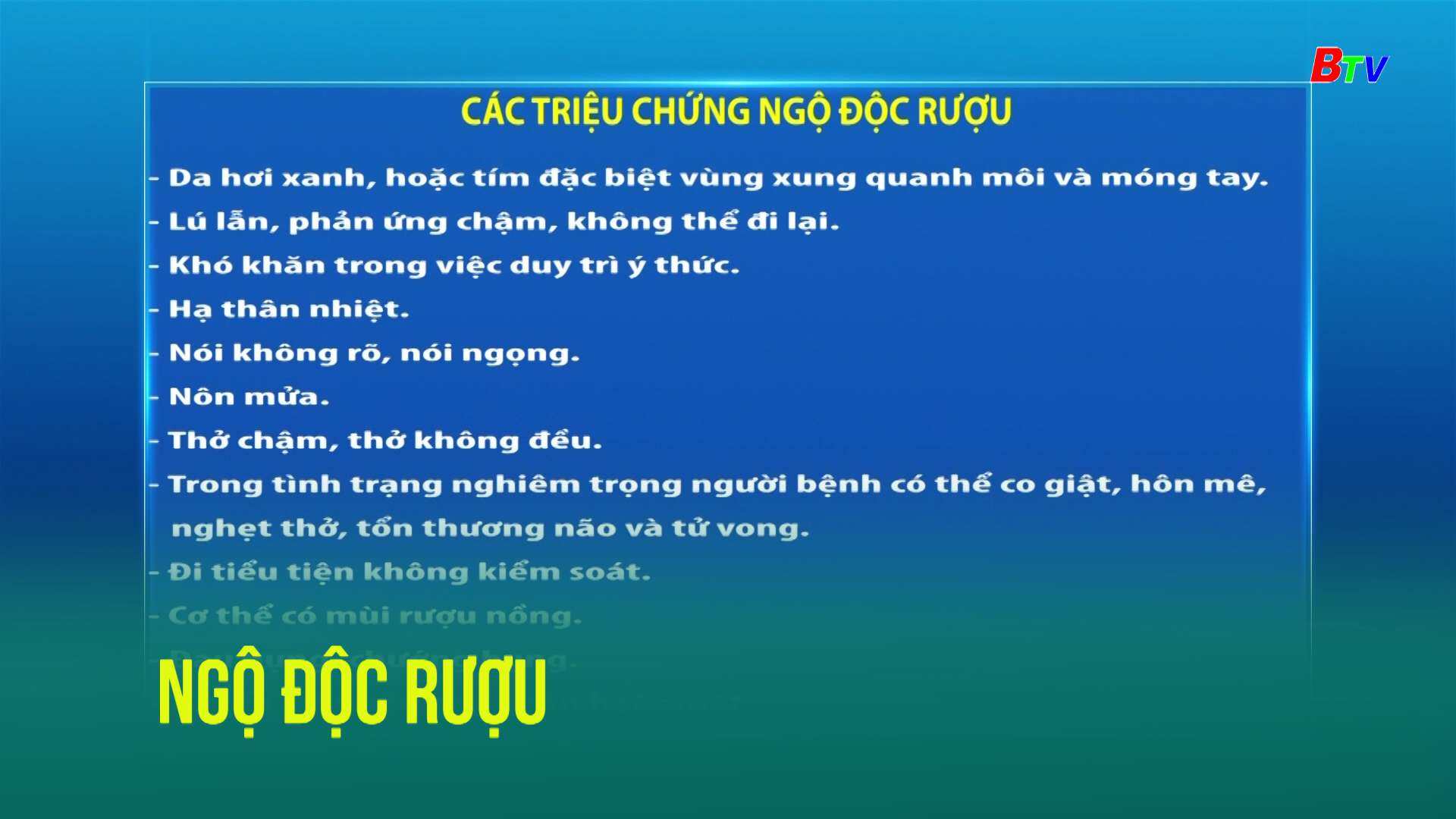 Ngộ độc rượu