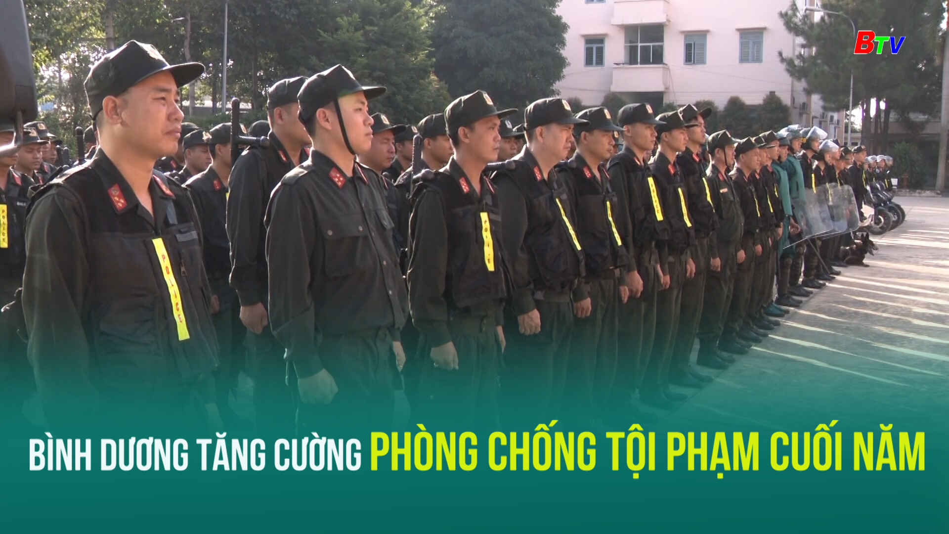 Bình Dương tăng cường phòng chống tội phạm cuối năm