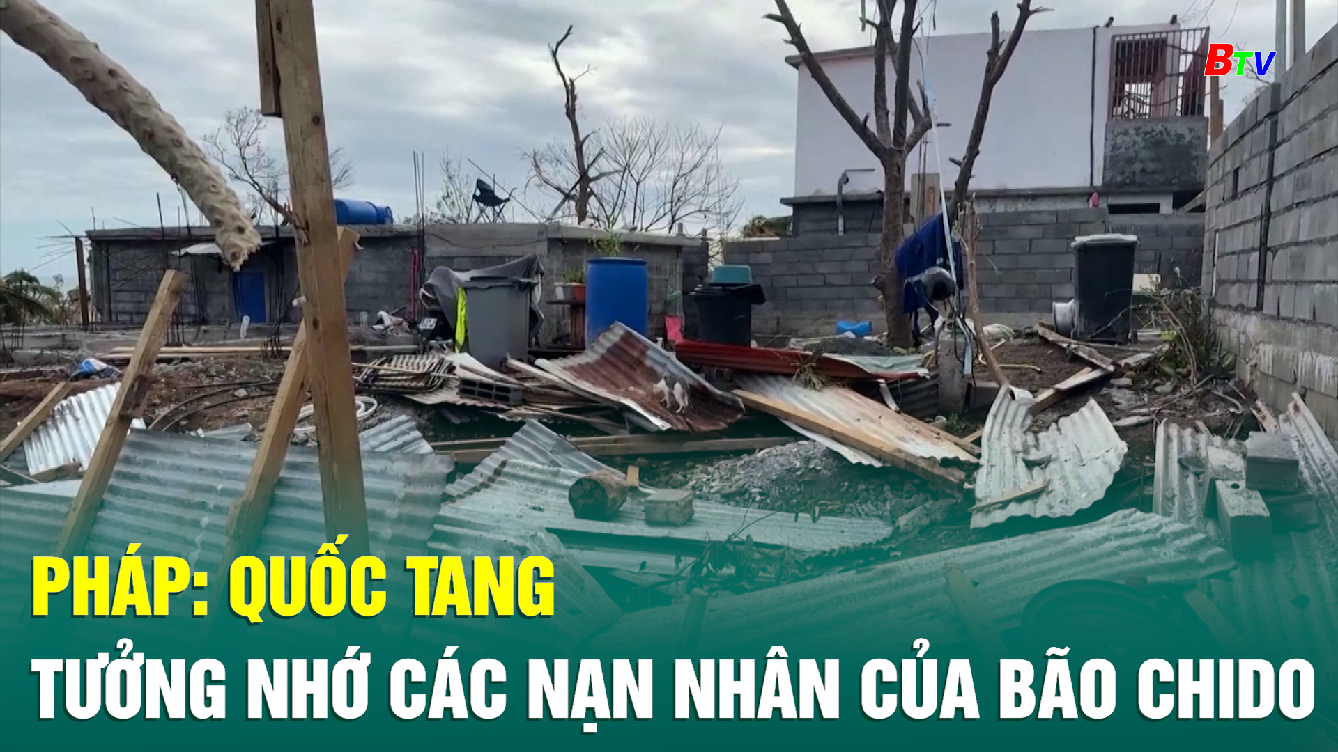 Pháp: quốc tang tưởng nhớ các nạn nhân của bão Chido