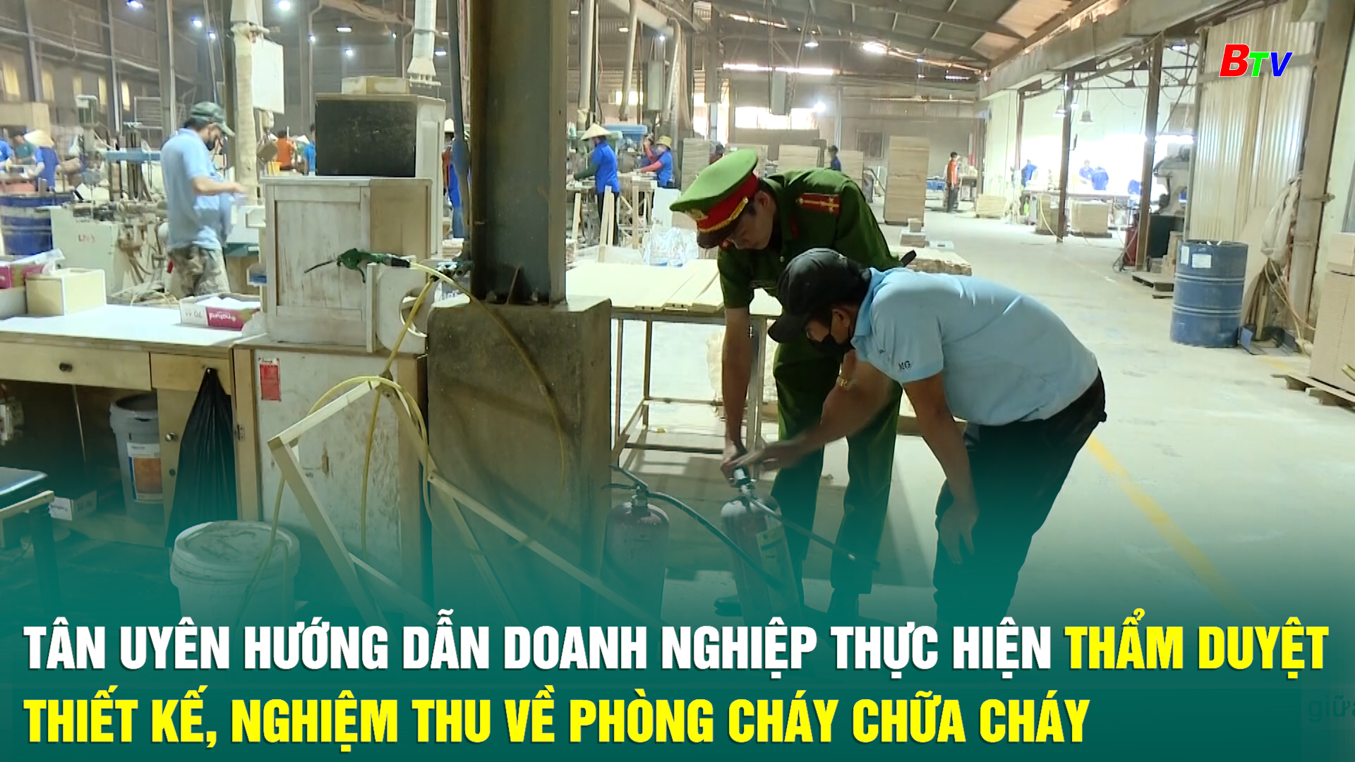 Tân Uyên hướng dẫn doanh nghiệp thực hiện thẩm duyệt thiết kế, nghiệm thu về phòng cháy chữa cháy