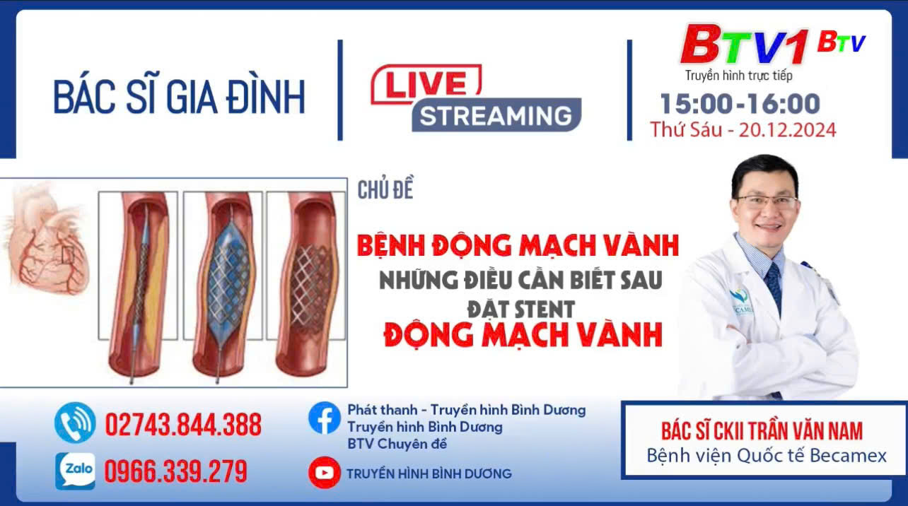 “Bệnh động mạch vành - Những điều cần biết sau đặt stent động mạch vành ” | Bác sĩ gia đình