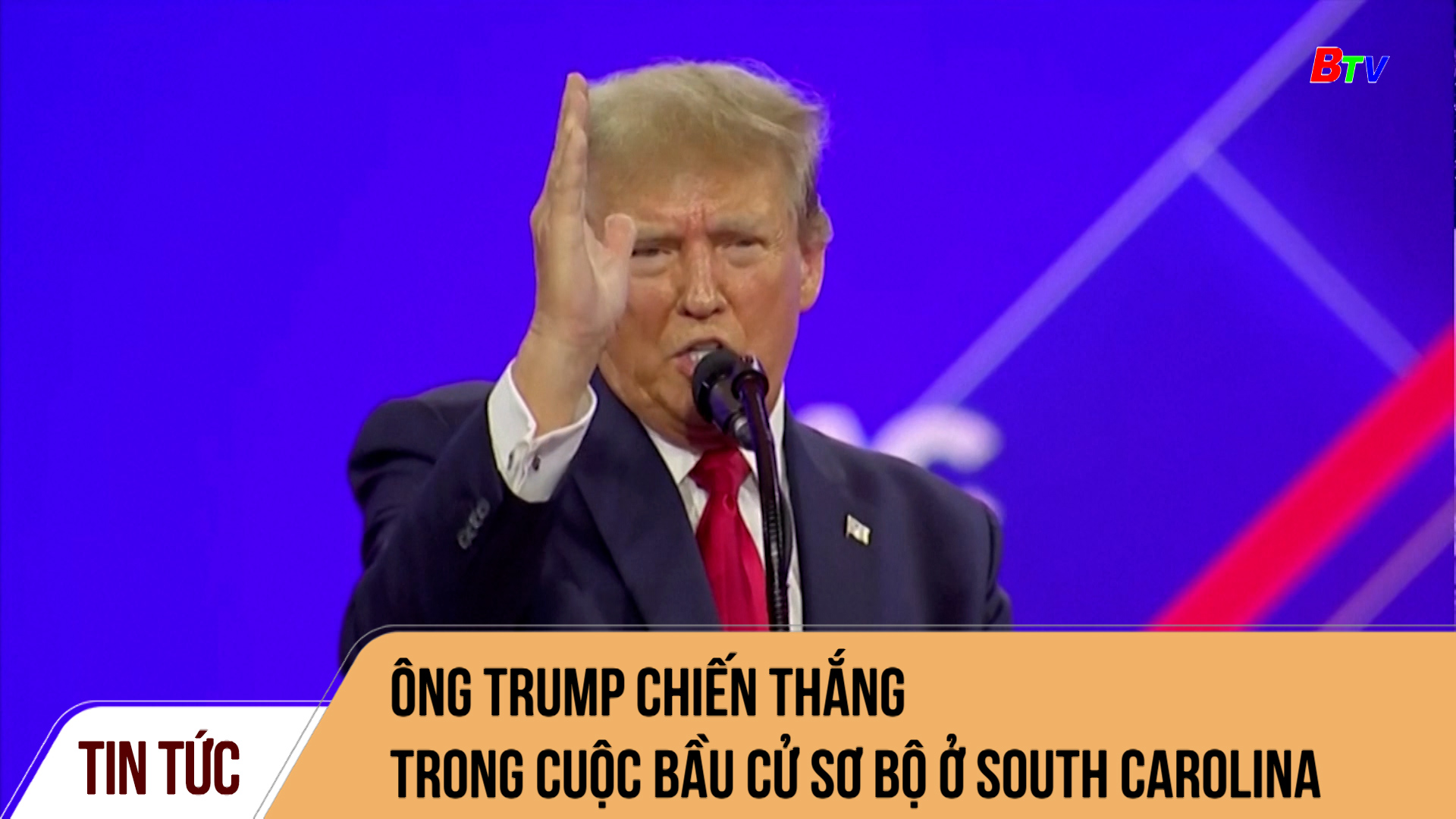 Ông Trump chiến thắng trong cuộc bầu cử sơ bộ ở South Carolina