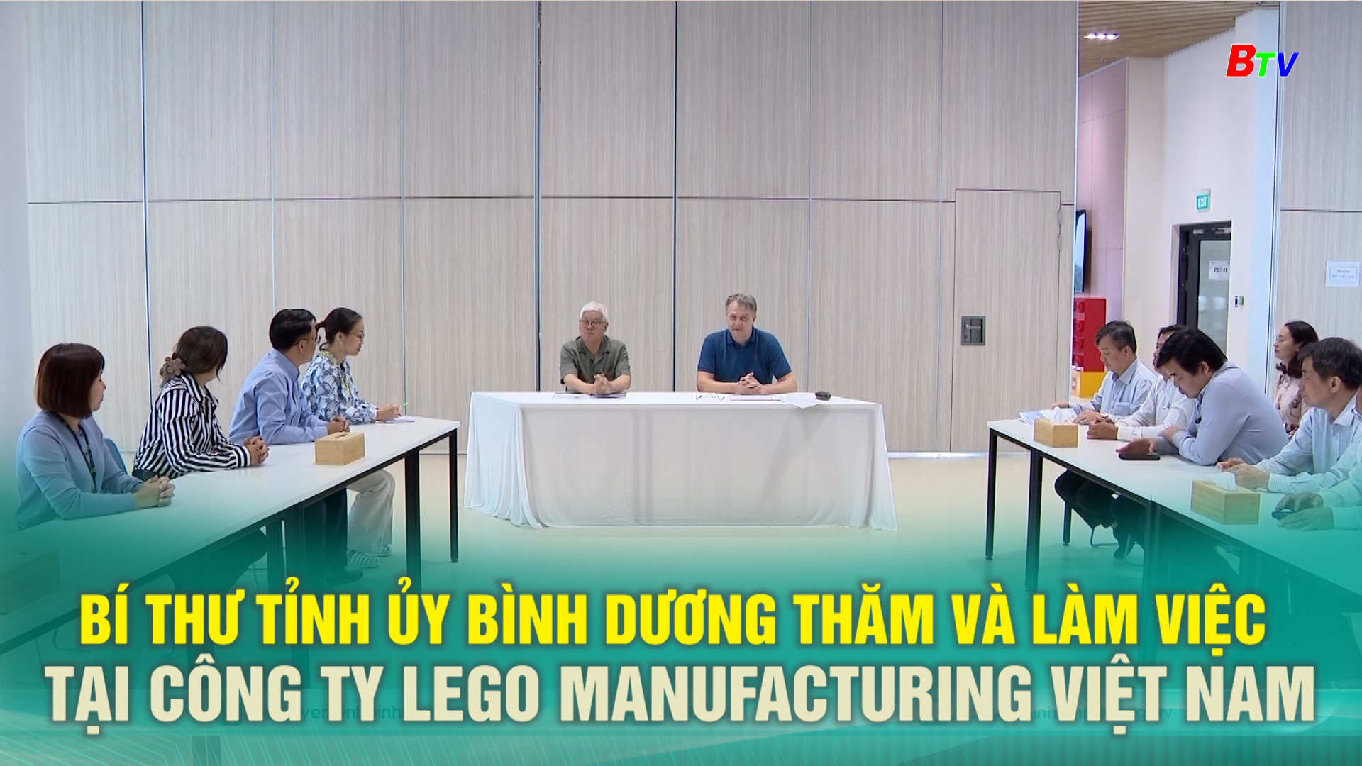 Bí thư Tỉnh ủy Bình Dương thăm và làm việc tại công ty Lego Manufacturing Việt Nam