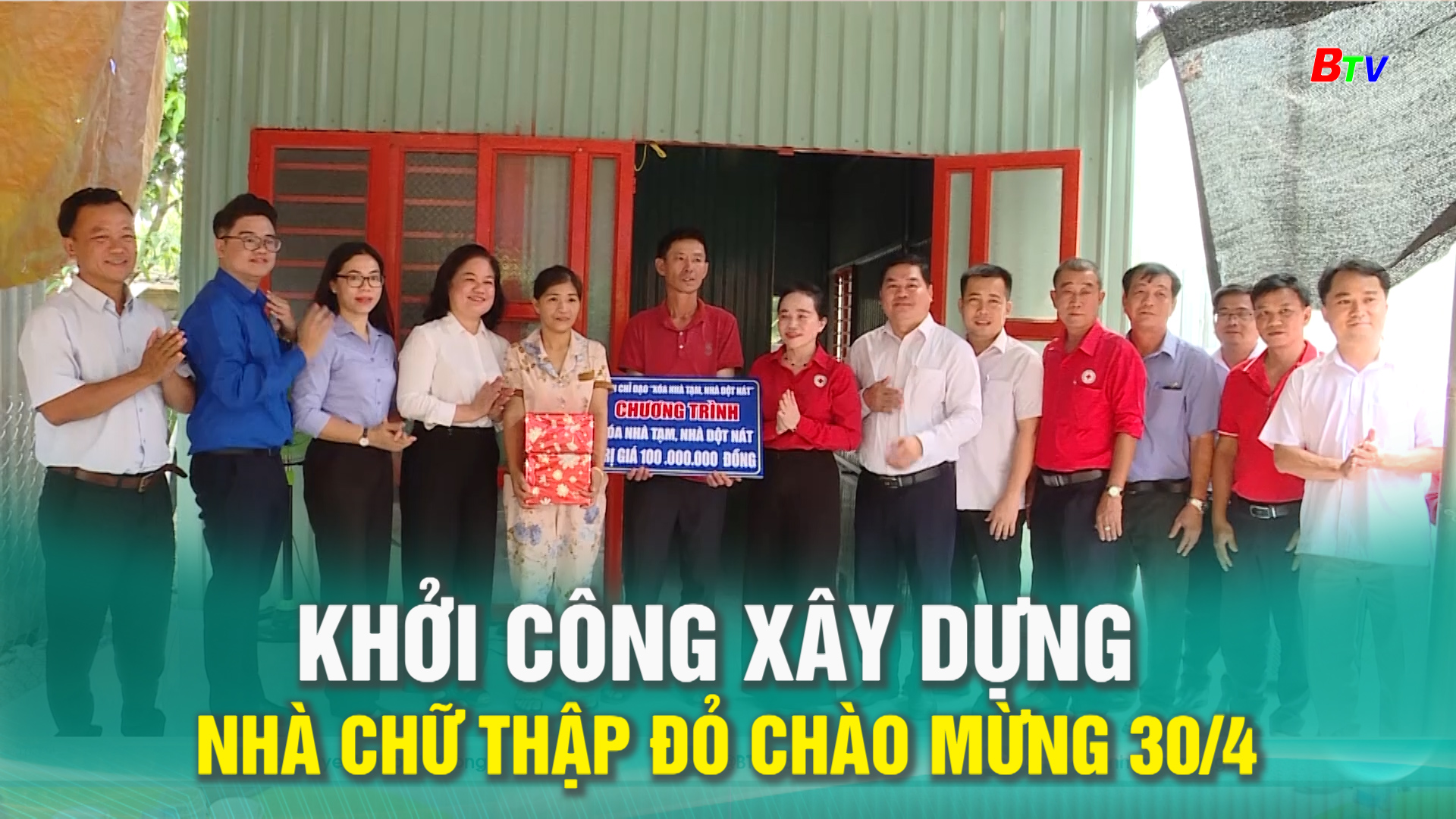 Khởi công xây dựng nhà Chữ thập đỏ Chào mừng 30/4