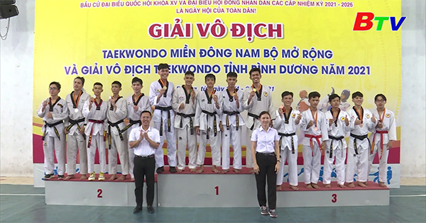 Kết thúc Giải vô địch Taekwondo tỉnh Bình Dương năm 2021