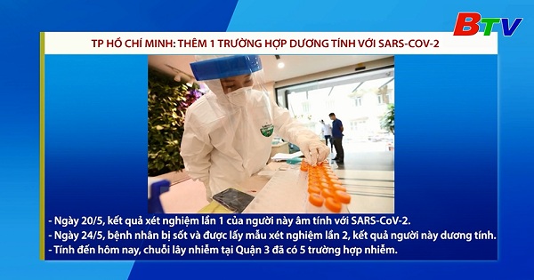 Thành phố Hồ Chí Minh thêm 1 trường hợp dương tính với SARS - CoV-2 