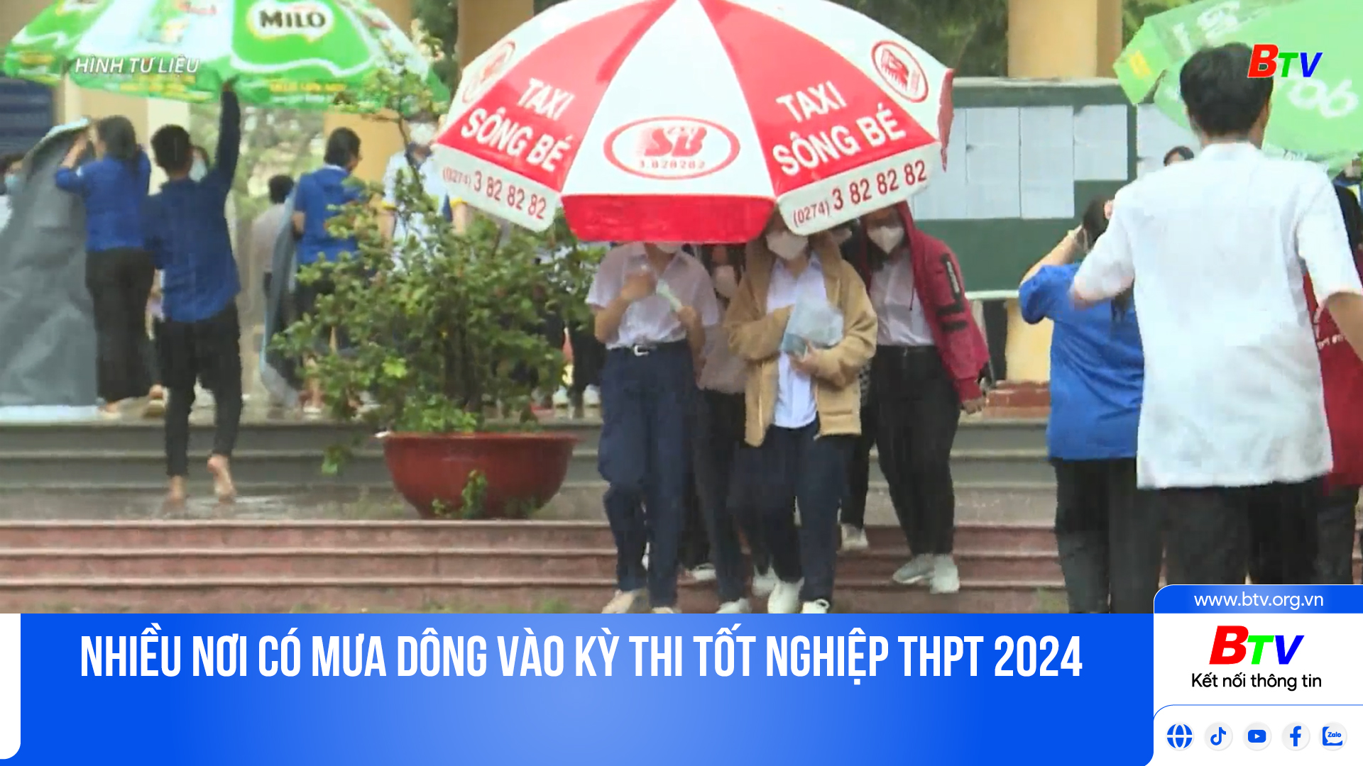 Nhiều nơi có mưa dông vào kỳ thi tốt nghiệp THPT 2024