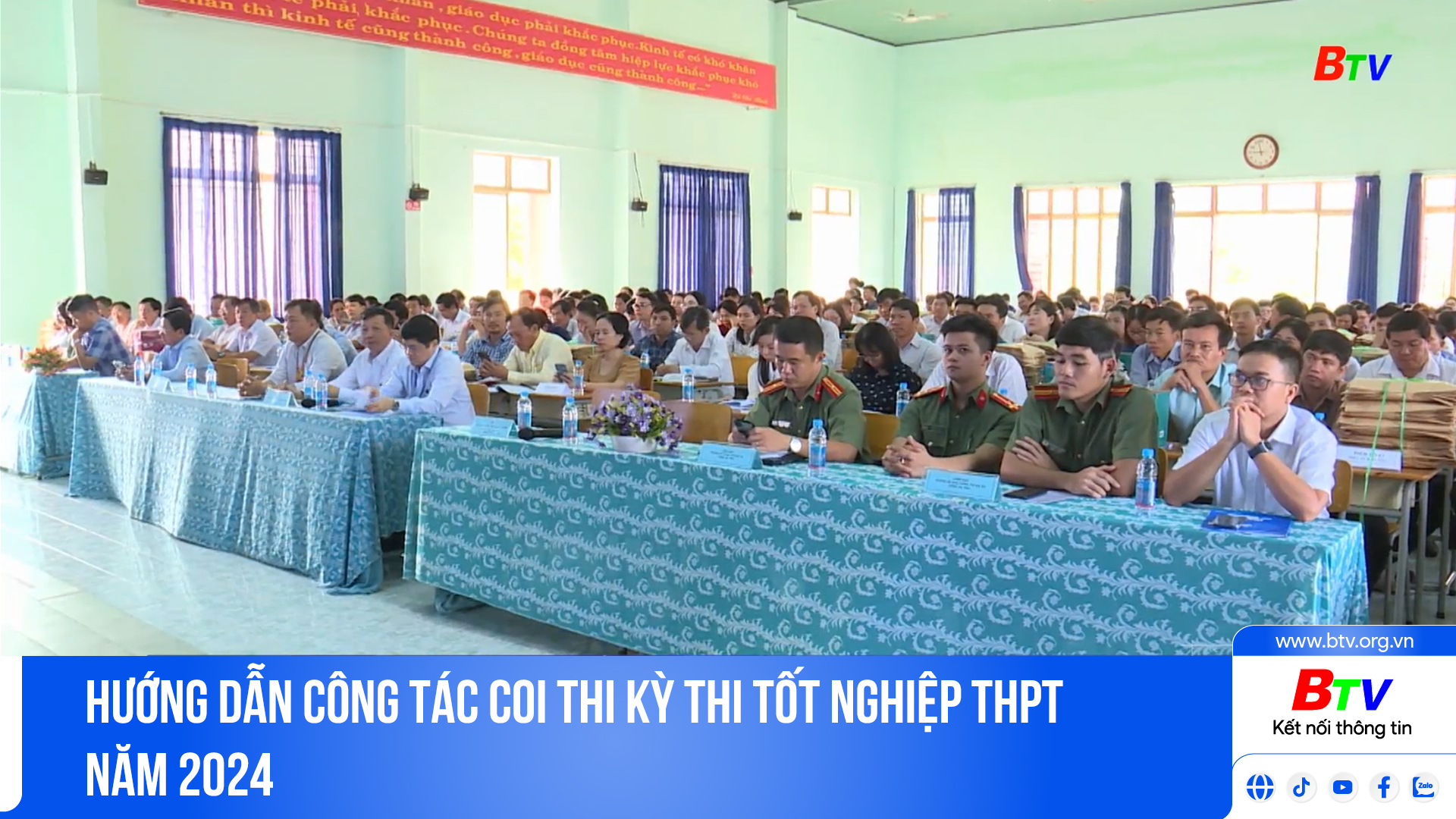 Hướng dẫn công tác coi thi kỳ thi tốt nghiệp THPT năm 2024