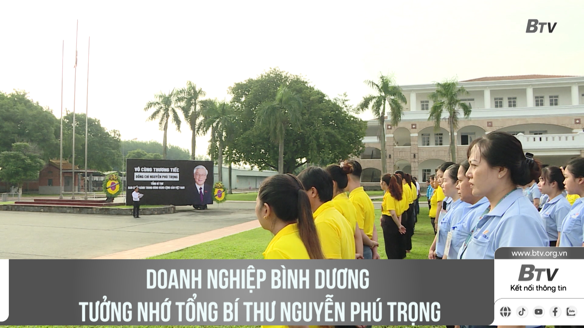 Doanh nghiệp Bình Dương tưởng nhớ Tổng Bí thư Nguyễn Phú Trọng
