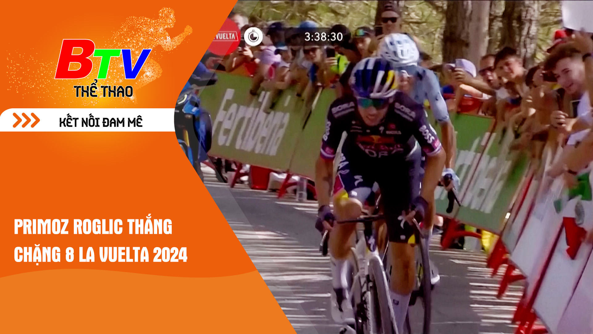 Primoz Roglic thắng chặng 8 La Vuelta 2024 | Tin Thể thao 24h