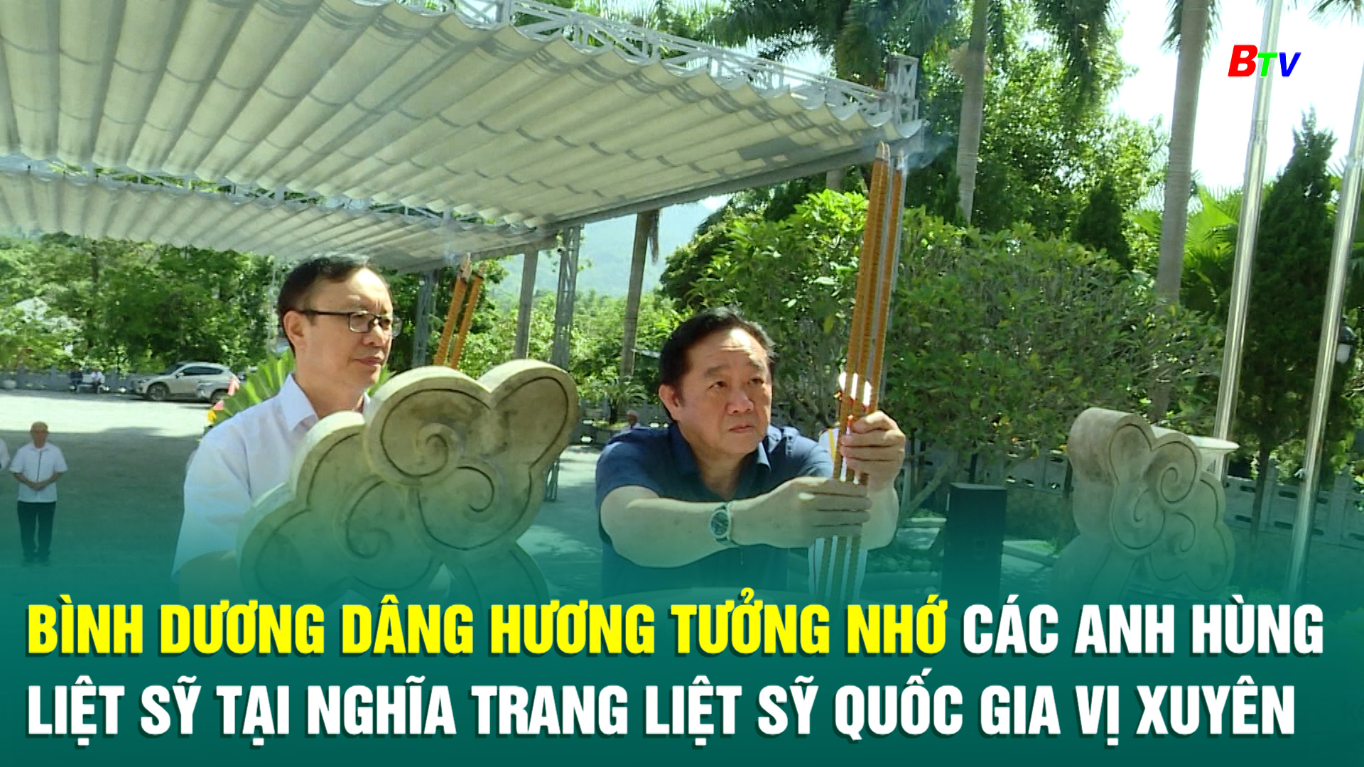 Bình Dương dâng hương tưởng nhớ các Anh hùng liệt sỹ tại Nghĩa trang Liệt sỹ Quốc gia Vị Xuyên