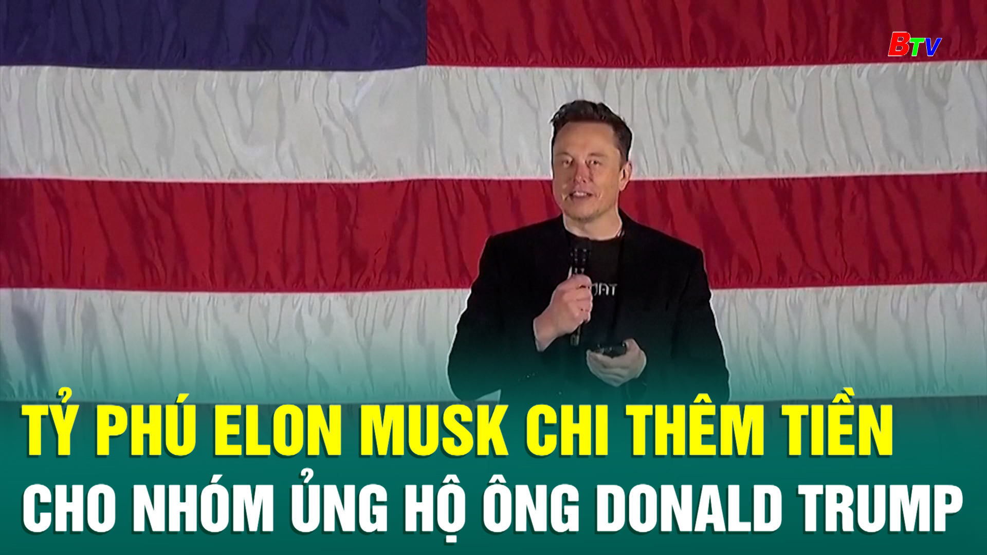 Tỷ phú Elon Musk chi thêm tiền cho nhóm ủng hộ ông Donald Trump