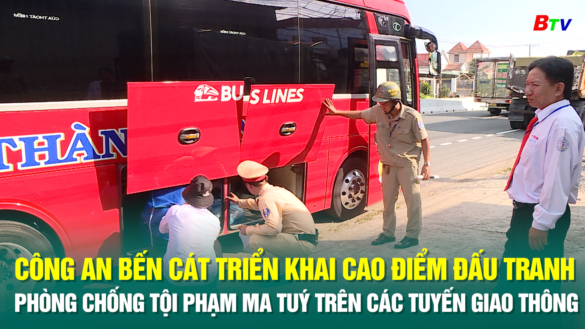 Công an Bến Cát triển khai cao điểm đấu tranh phòng chống tội phạm ma tuý trên các tuyến giao thông