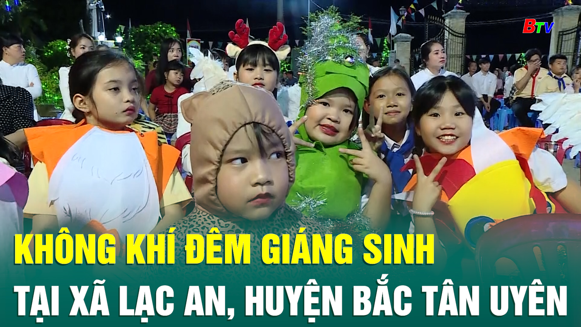 Không khí đêm Giáng sinh tại xã Lạc An, huyện Bắc Tân Uyên