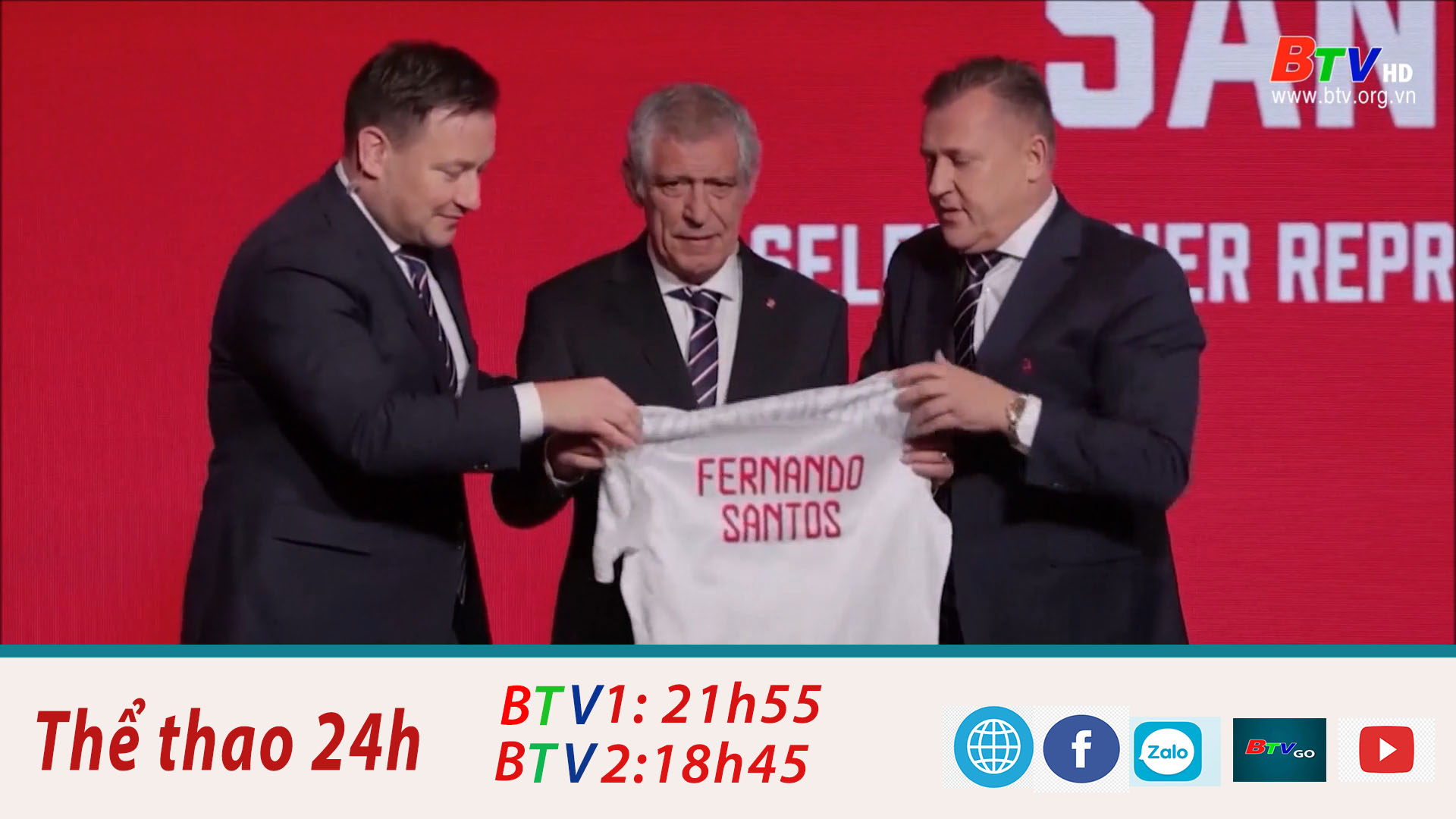 Liên đoàn bóng đá Ba Lan giới thiệu HLV Fernando Santos 