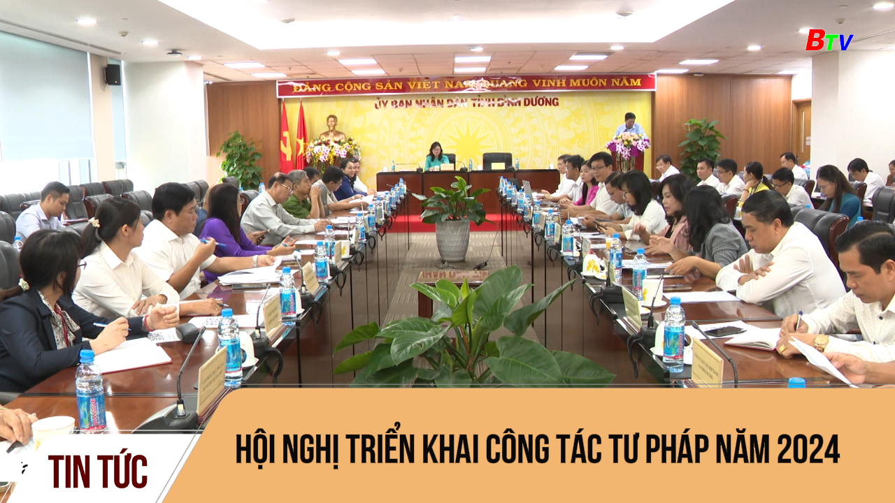 Hội nghị triển khai công tác tư pháp năm 2024