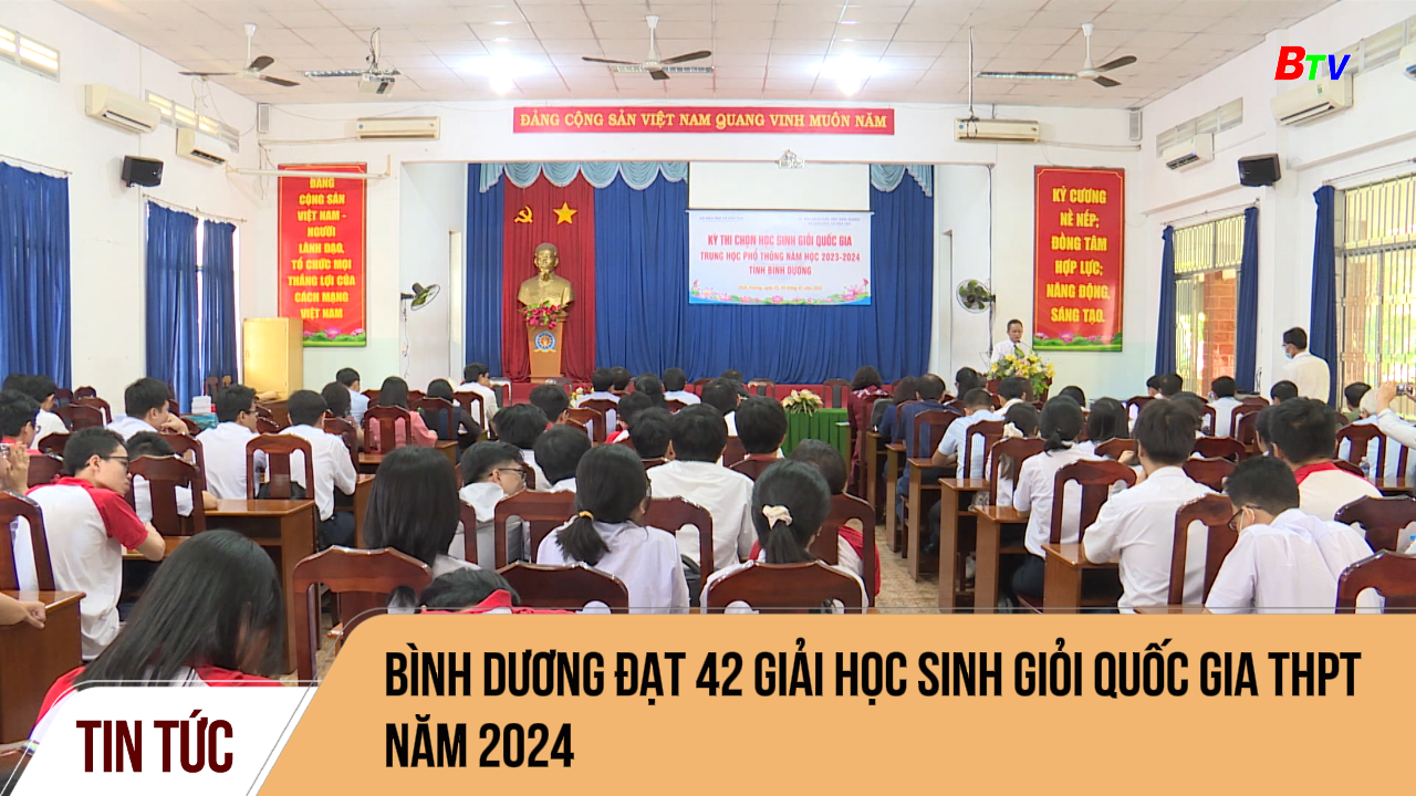 Bình Dương đạt 42 giải học sinh giỏi Quốc gia THPT năm 2024