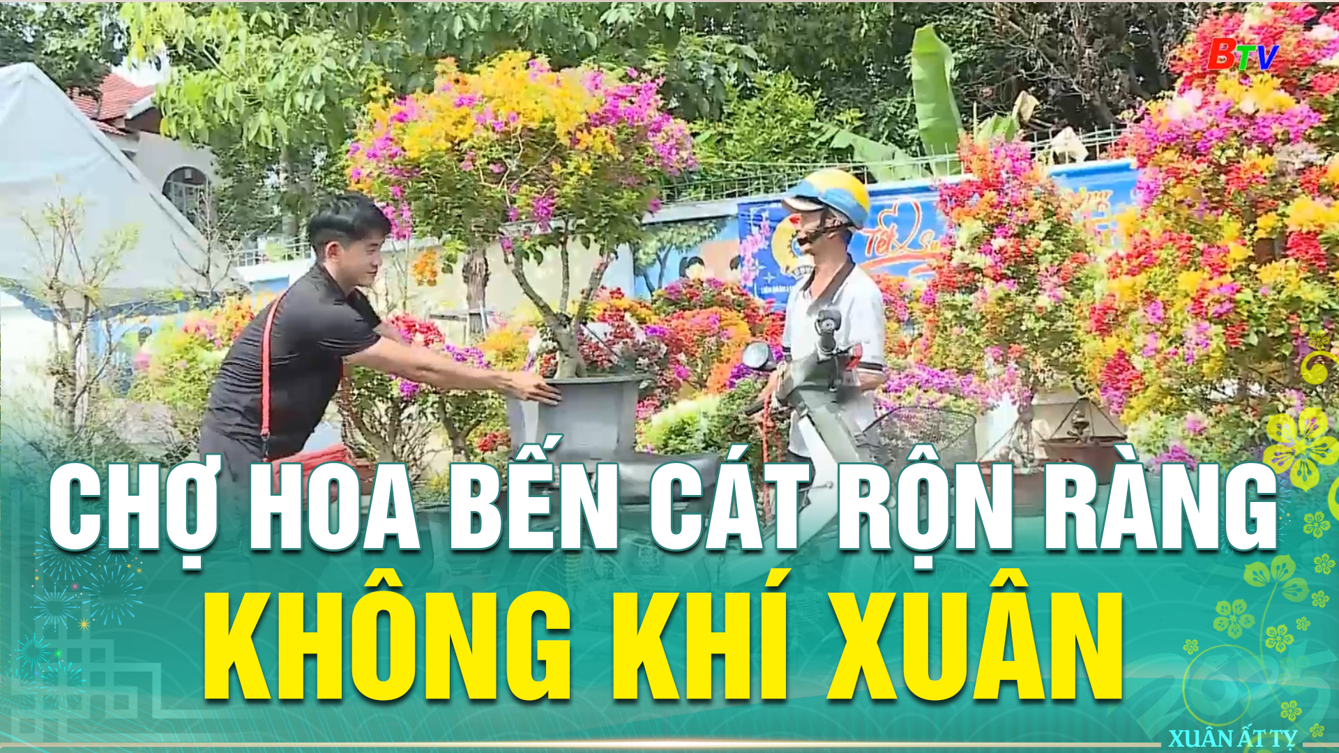 Chợ hoa Bến Cát rộn ràng không khí Xuân