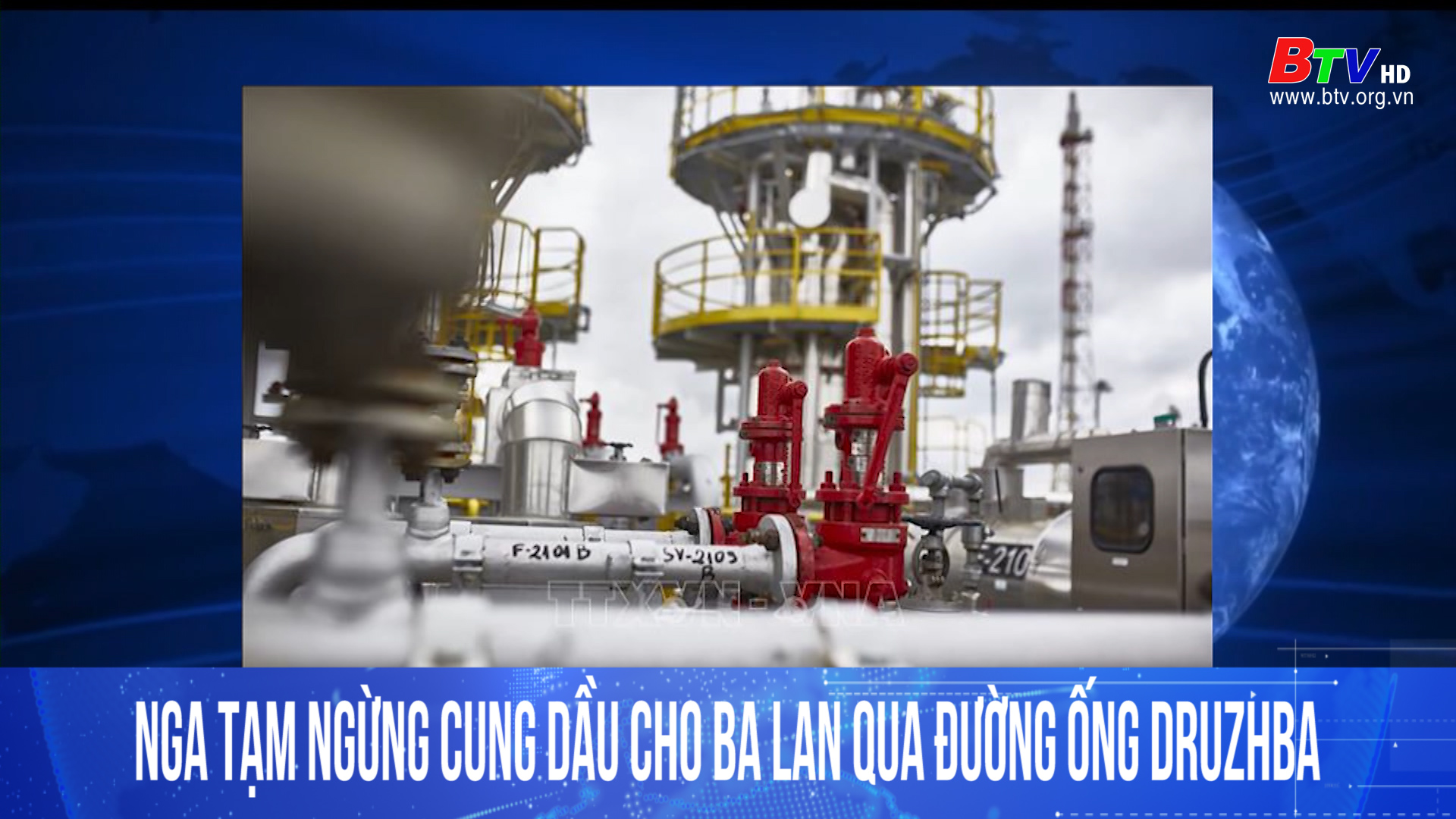 Nga tạm ngưng cung cấp dầu cho Ba Lan qua đường ống Druzhba