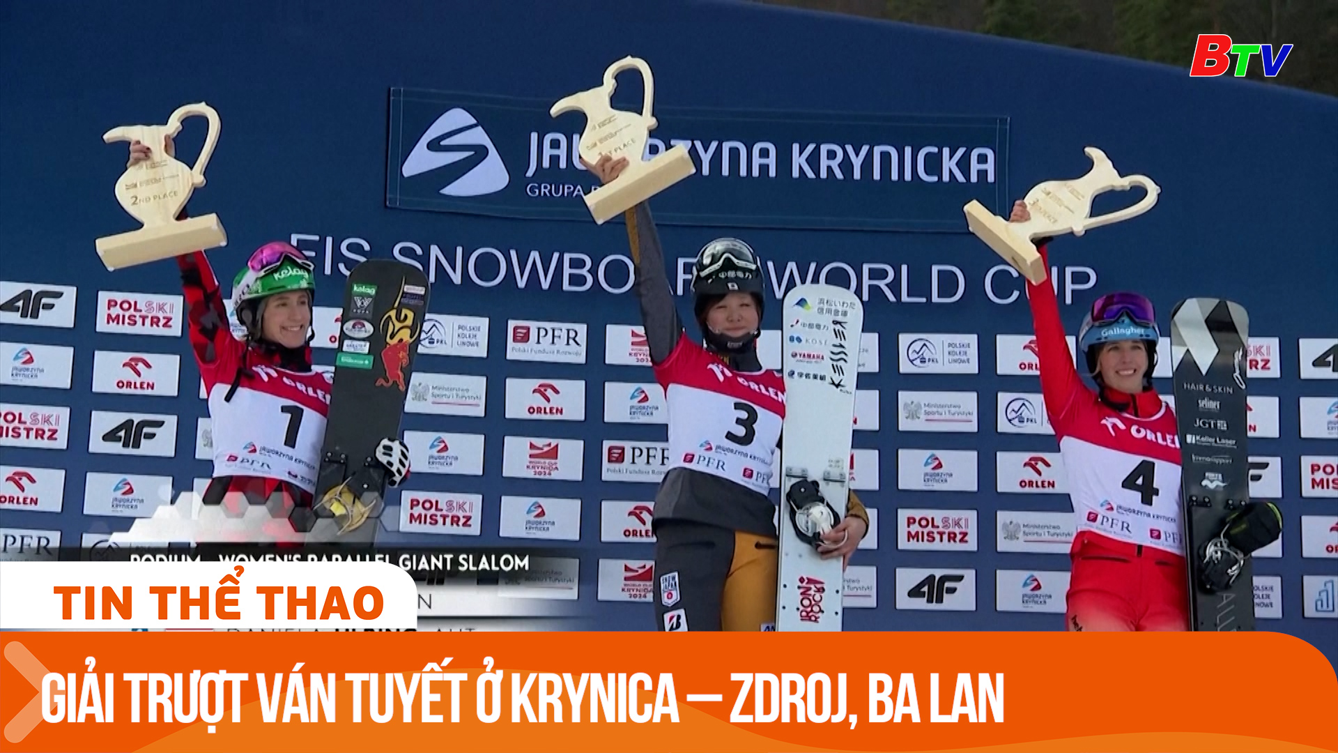 Giải trượt ván tuyết ở Krynica – Zdroj, Ba Lan | Tin Thể thao 24h