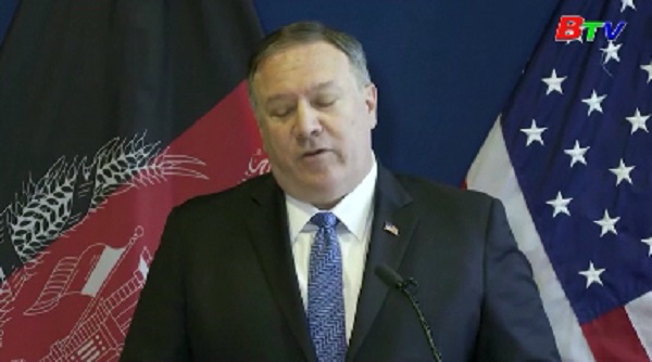 Ngoại trưởng Mỹ đặt mục tiêu cho thỏa thuận hòa bình Afghanistan