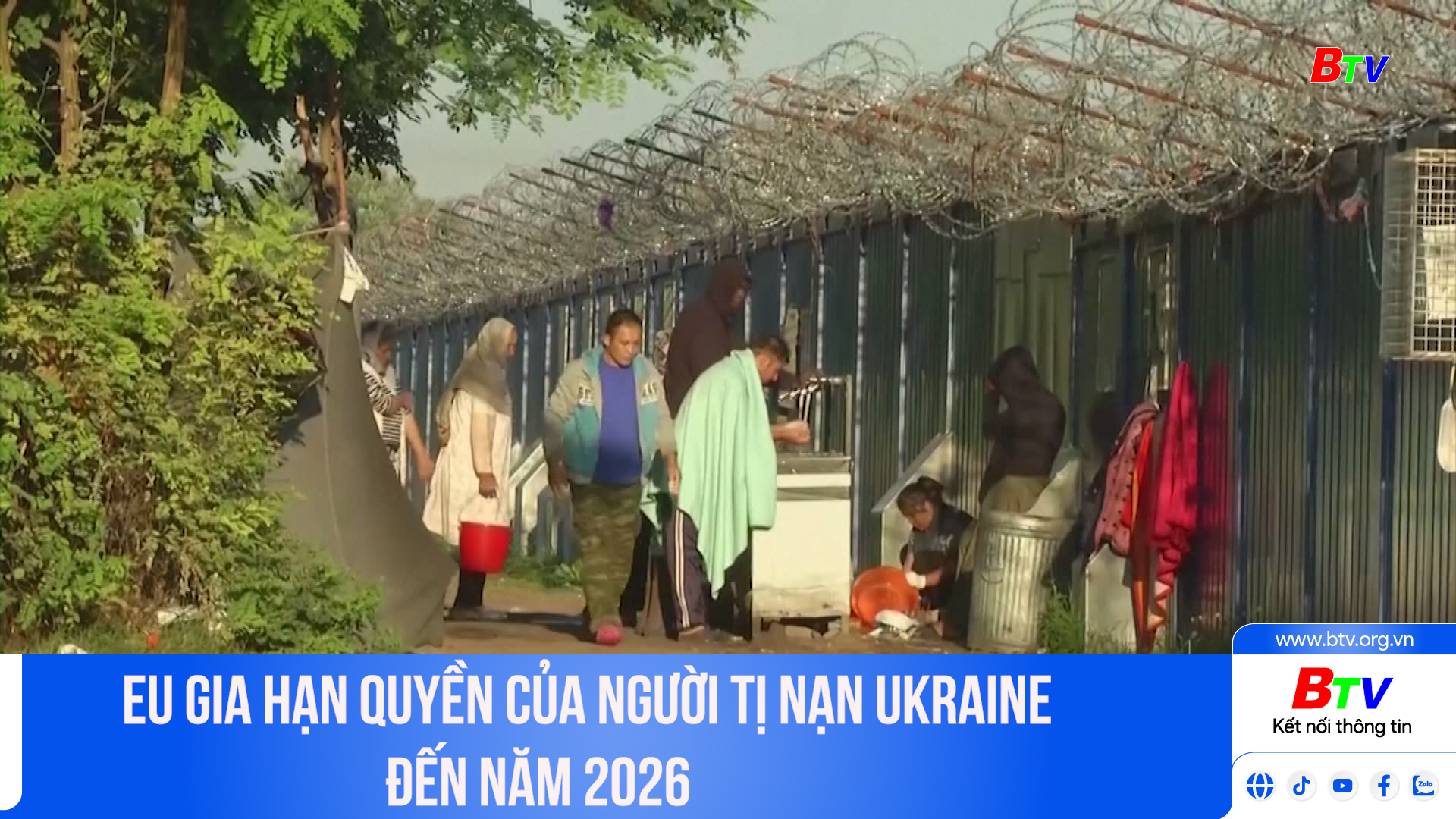 EU gia hạn quyền của người tị nạn Ukraine đến năm 2026