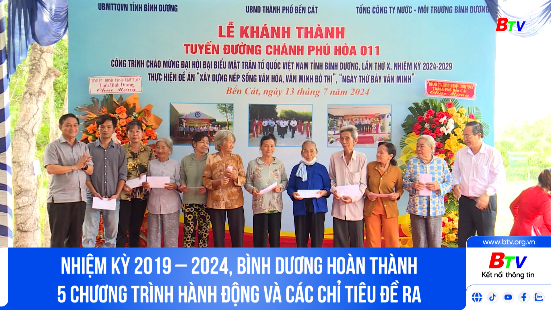 Nhiệm kỳ 2019 – 2024, Bình Dương hoàn thành 5 chương trình hành động và các chỉ tiêu đề ra