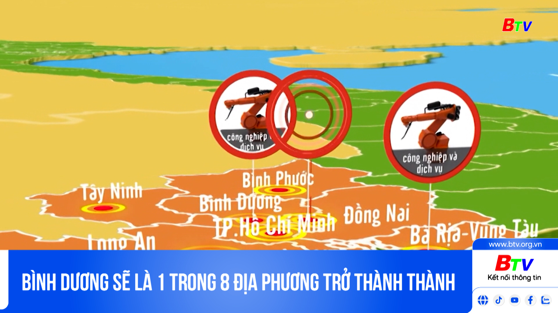 Bình Dương sẽ là 1 trong 8 địa phương trở thành thành phố trực thuộc Trung ương