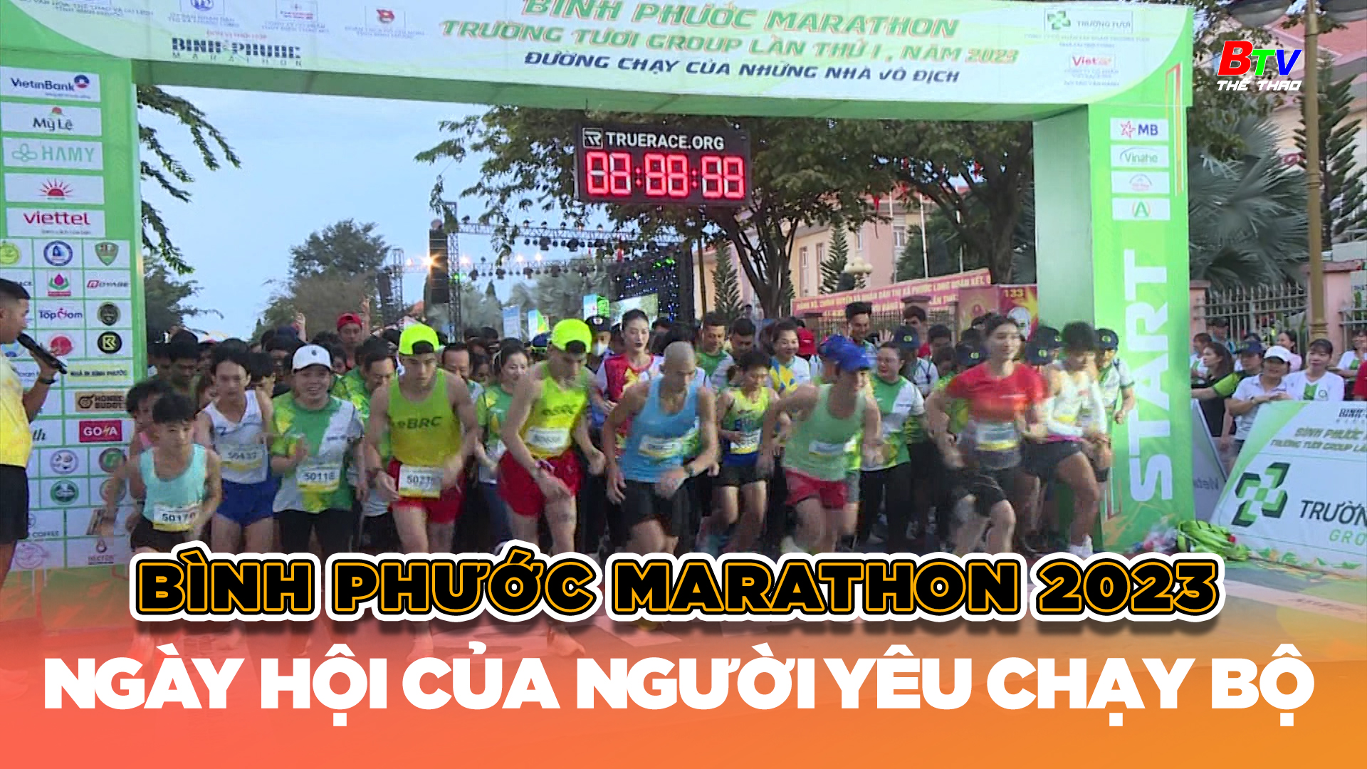 Bình Phước Marathon 2023 ngày hội của những người yêu chạy bộ