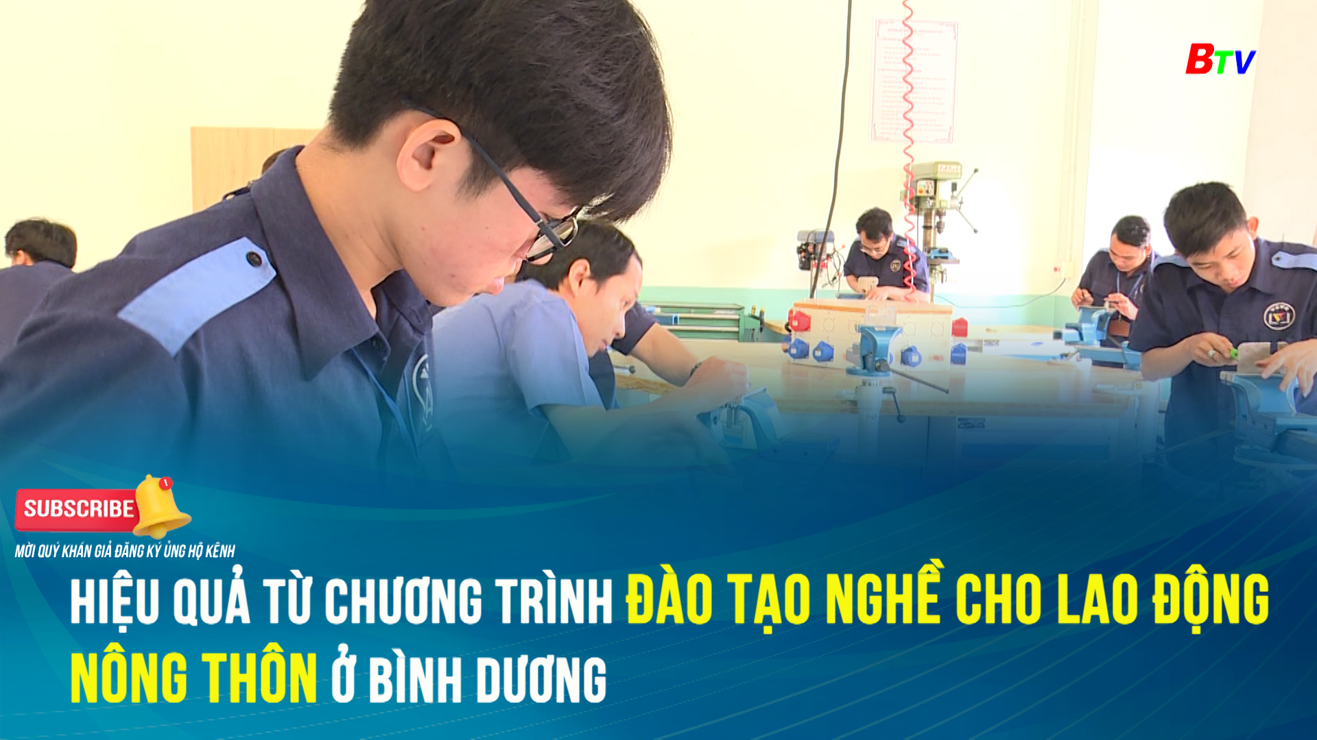 Hiệu quả từ chương trình đào tạo nghề cho lao động  nông thôn ở Bình Dương