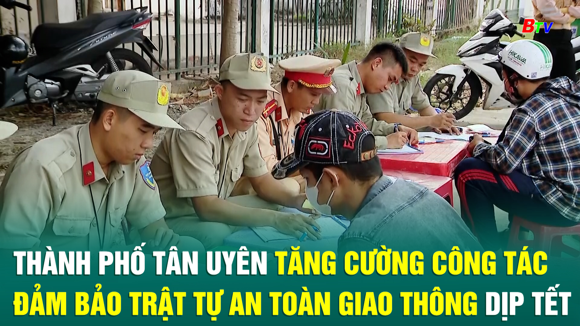 Thành phố Tân Uyên tăng cường công tác đảm bảo trật tự an toàn giao thông dịp Tết